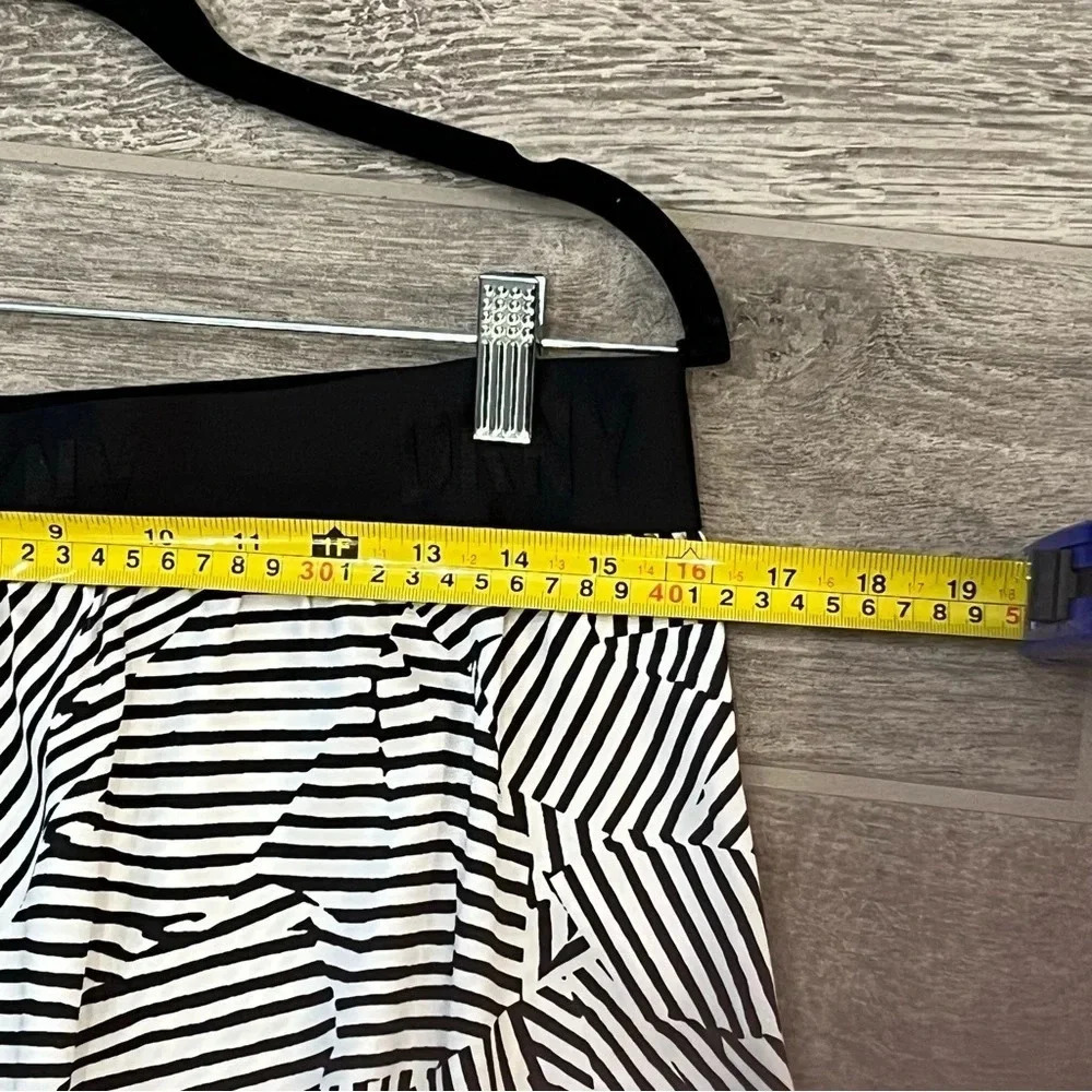 NWOT DKNY Women’s Maxi Skirt Size Large Zebra Animal Print Elastic Waist - Picture 7 of 9